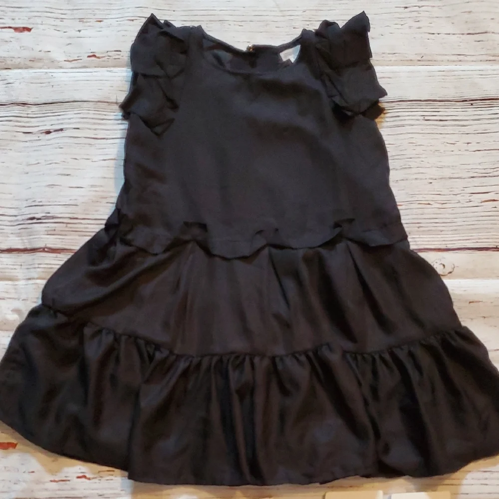 Gymboree Black Tiered Ruffled Sundress 👩🖤